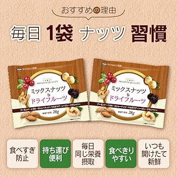 Amazon.co.jp: 小分け6種ミックスナッツ 1,008g(28g×36袋